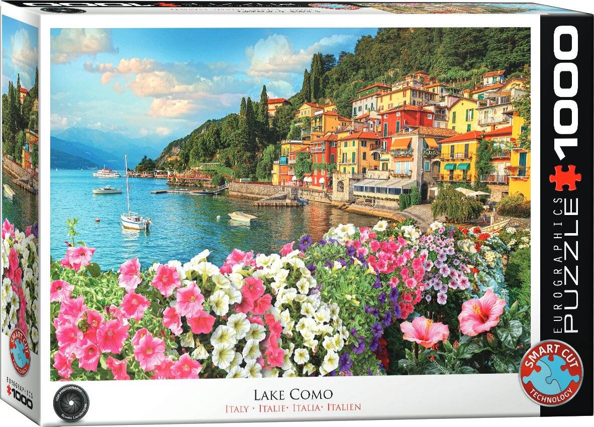 EUROGRAPHICS Puzzle Lago di Como - Comer See, Italien 1000 Teile