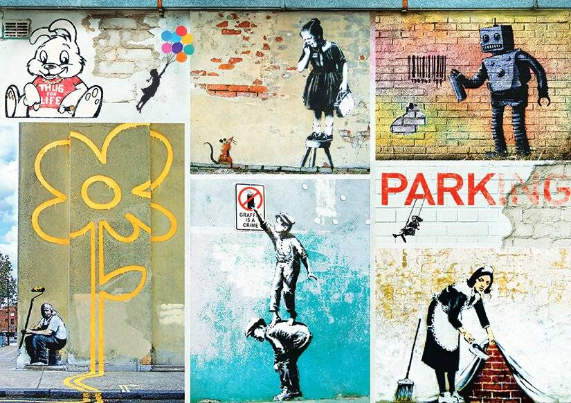 EUROGRAPHICS Puzzle Banksy 1000 Teile