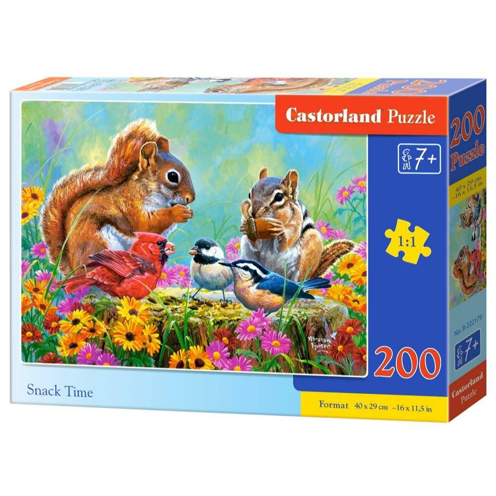 CASTORLAND Puzzle Snack Time 200 Teile