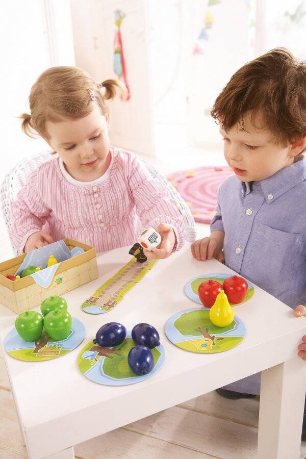 HABA Meine ersten Spiele - Erster Obstgarten, WÃ ¼ rfelspiel