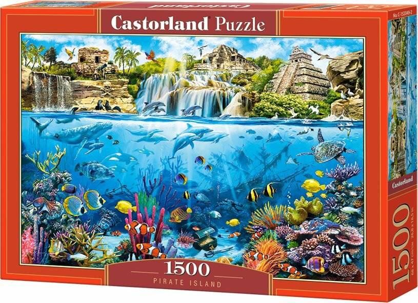 CASTORLAND Pirateninsel Puzzle 1500 Teile