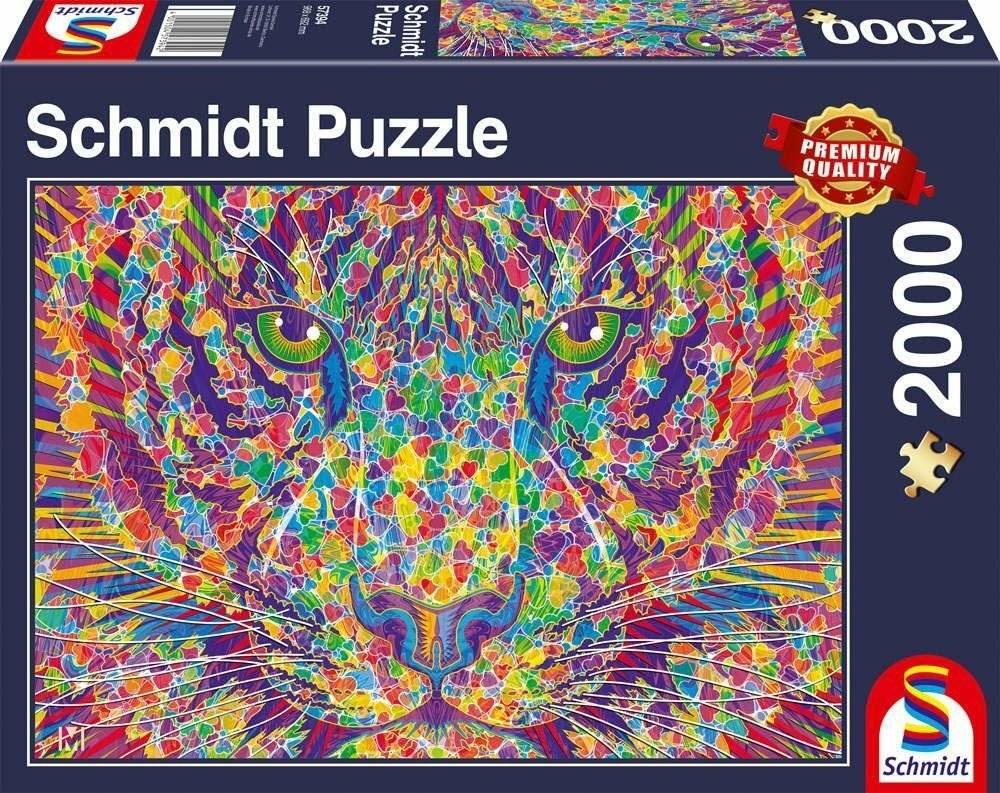 SCHMIDT Puzzle Wildnis im Herzen des Tigers 2000 Teile