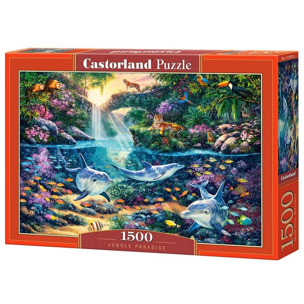 CASTORLAND Puzzle Paradies im Dschungel 1500 Teile