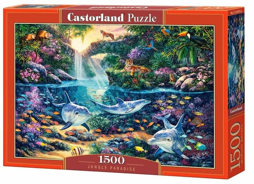 CASTORLAND Puzzle Paradies im Dschungel 1500 Teile