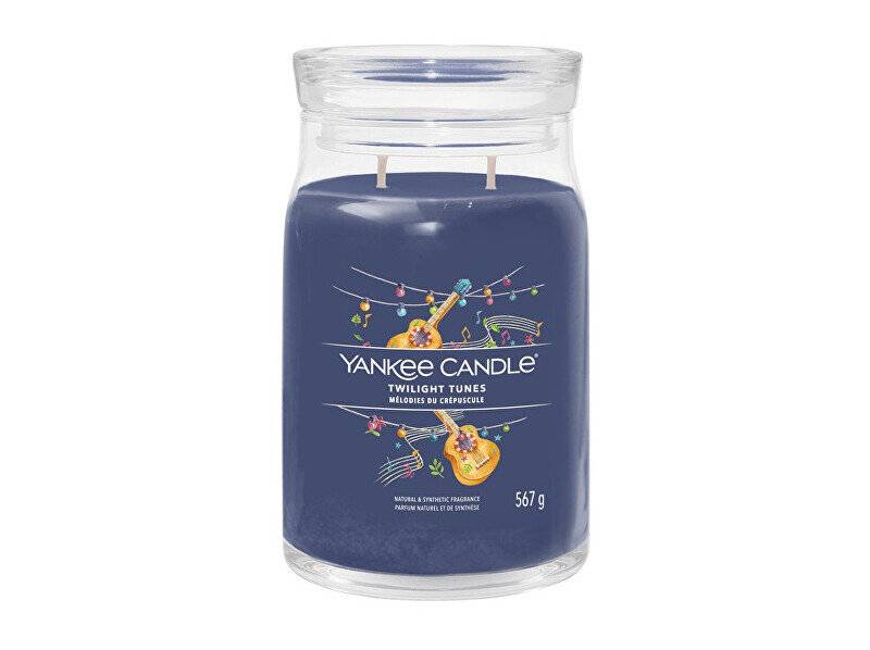 Aromatic candle Signature glass large Twilight Tunes 567 g
