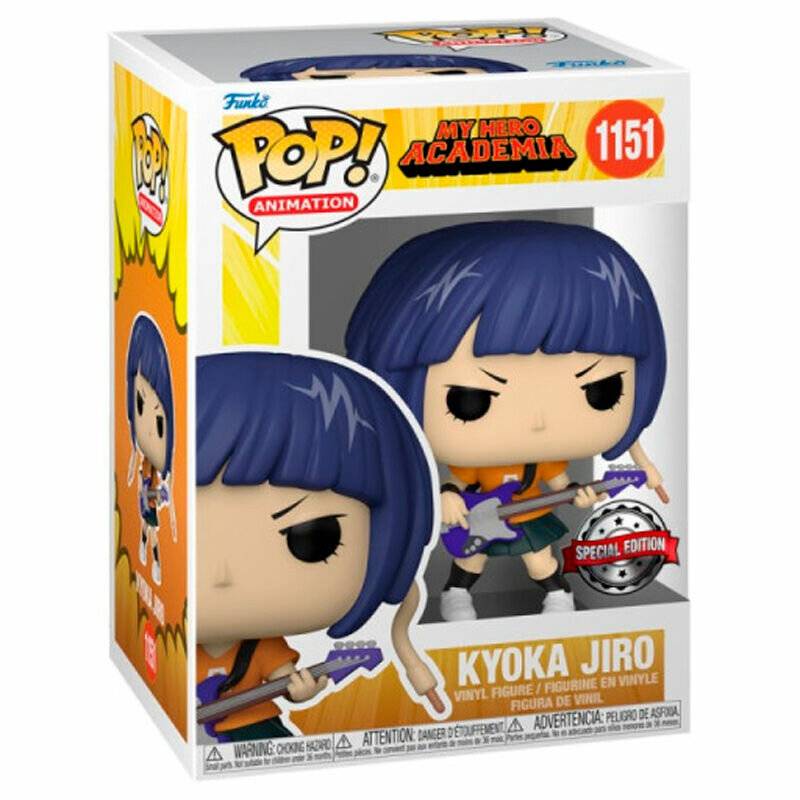 My Hero Academia POP! Animation Vinyl Figur Jirou w/guitar 9 cm