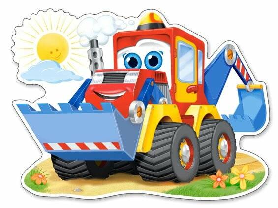 CASTORLAND Puzzle Happy Digger MAXI 12 Teile