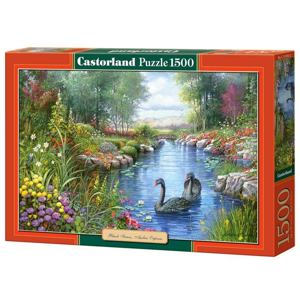 CASTORLAND Schwarzer Schwan Puzzle 1500 Teile