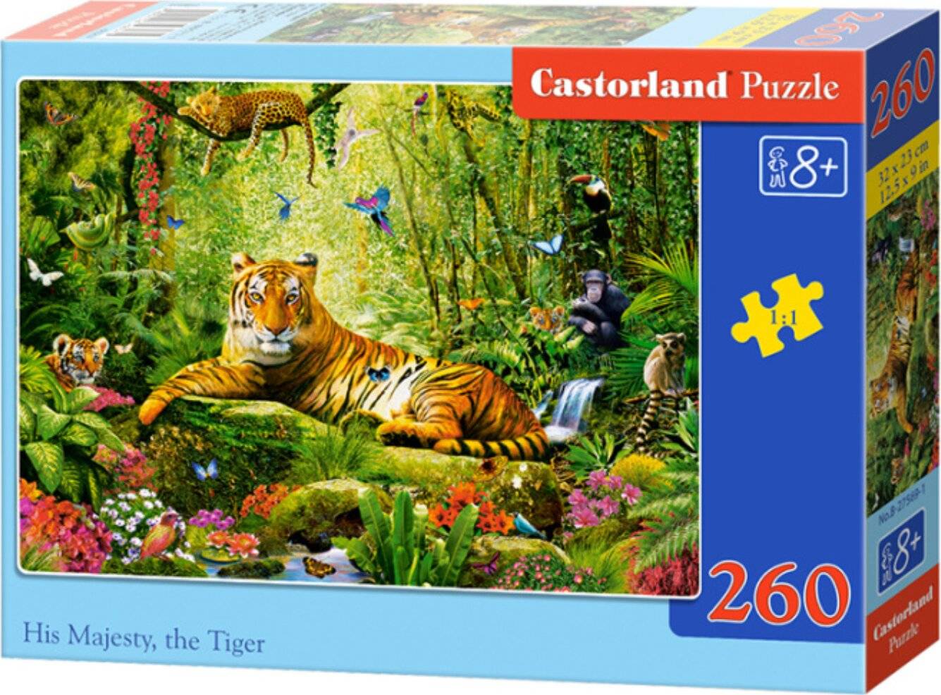 CASTORLAND Tiger Majesty Puzzle 260 Teile