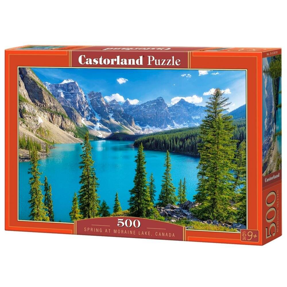 CASTORLAND Puzzle Frühling am Moraine Lake, Kanada 500 Teile