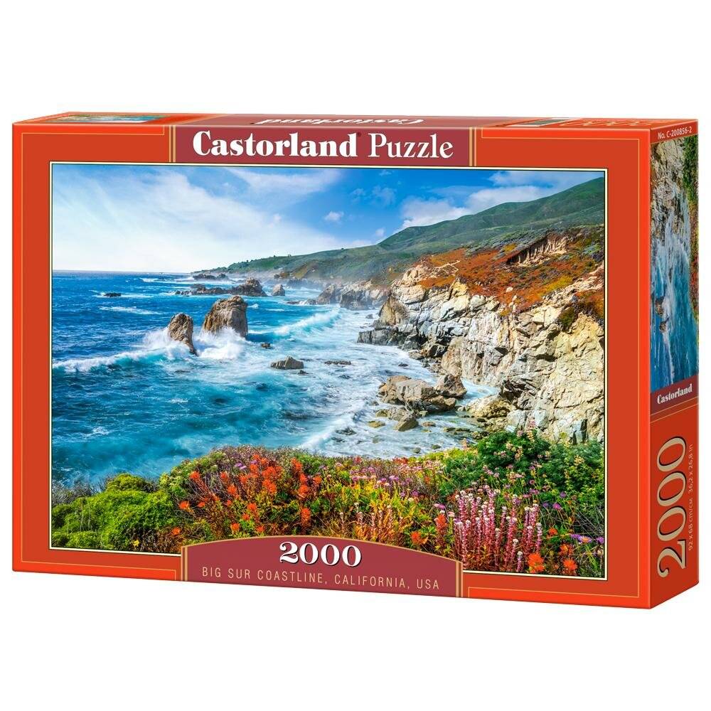 CASTORLAND Puzzle Big Sur Küste, Kalifornien, USA 2000 Teile