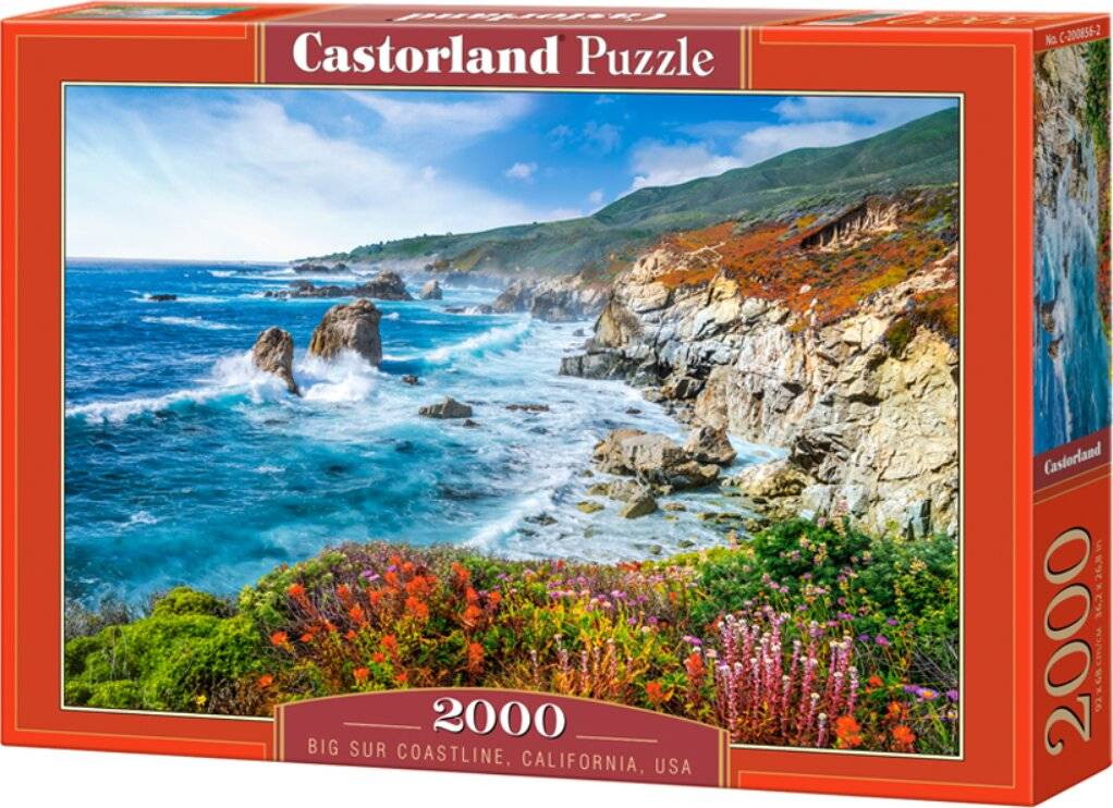 CASTORLAND Puzzle Big Sur Küste, Kalifornien, USA 2000 Teile