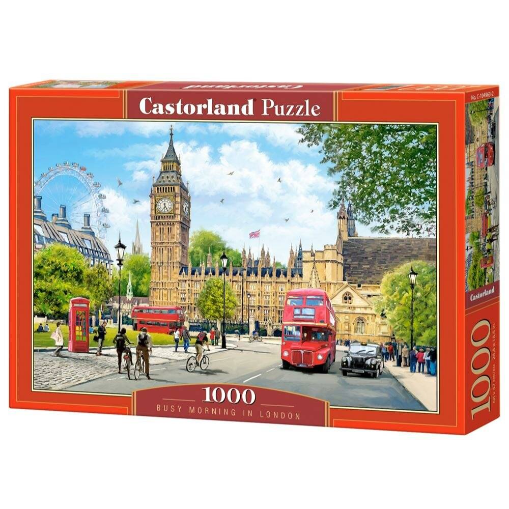 CASTORLAND Puzzle Hectic London Morning 1000 Teile