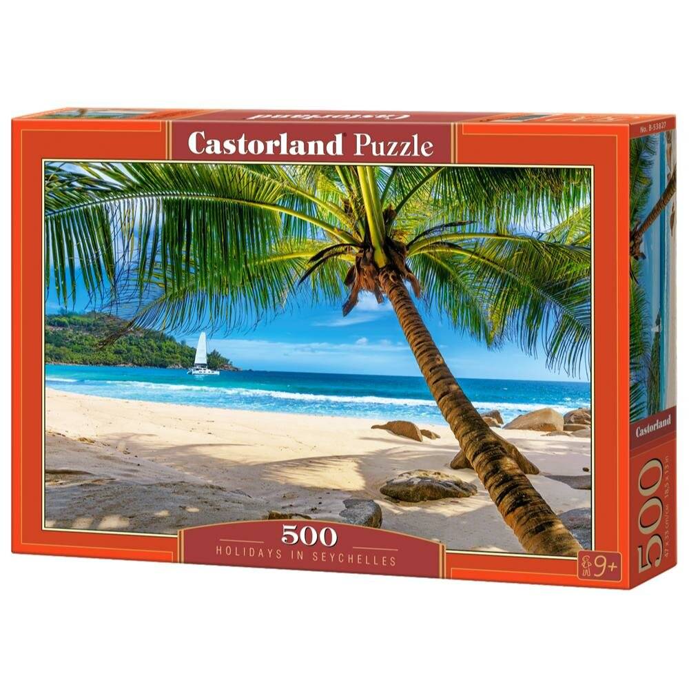CASTORLAND Puzzle Urlaub auf den Seychellen 500 Teile