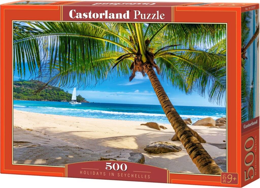 CASTORLAND Puzzle Urlaub auf den Seychellen 500 Teile