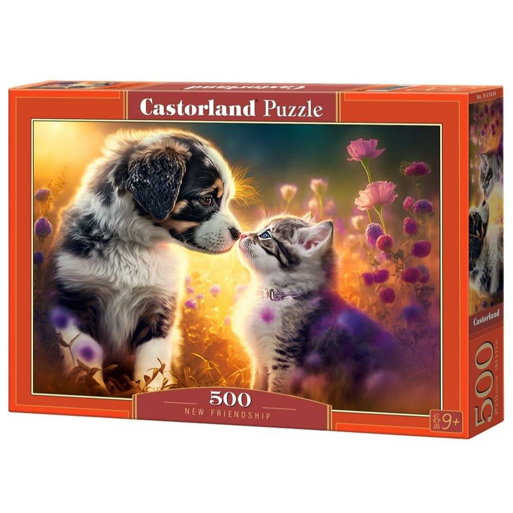 CASTORLAND Puzzle Kleine Freundschaft 500 Teile