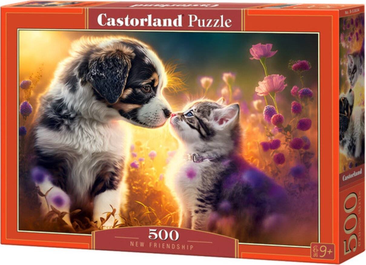CASTORLAND Puzzle Kleine Freundschaft 500 Teile