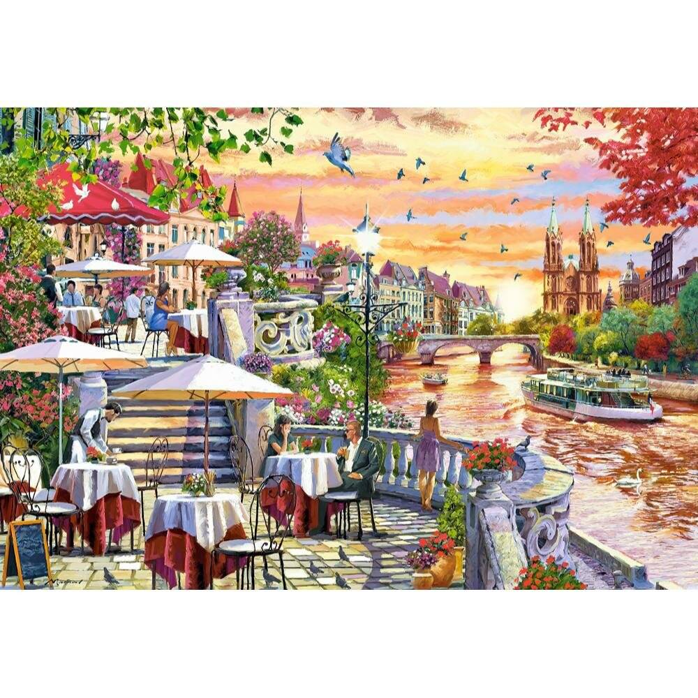 CASTORLAND Puzzle Romantik in der Stadt 1000 Teile