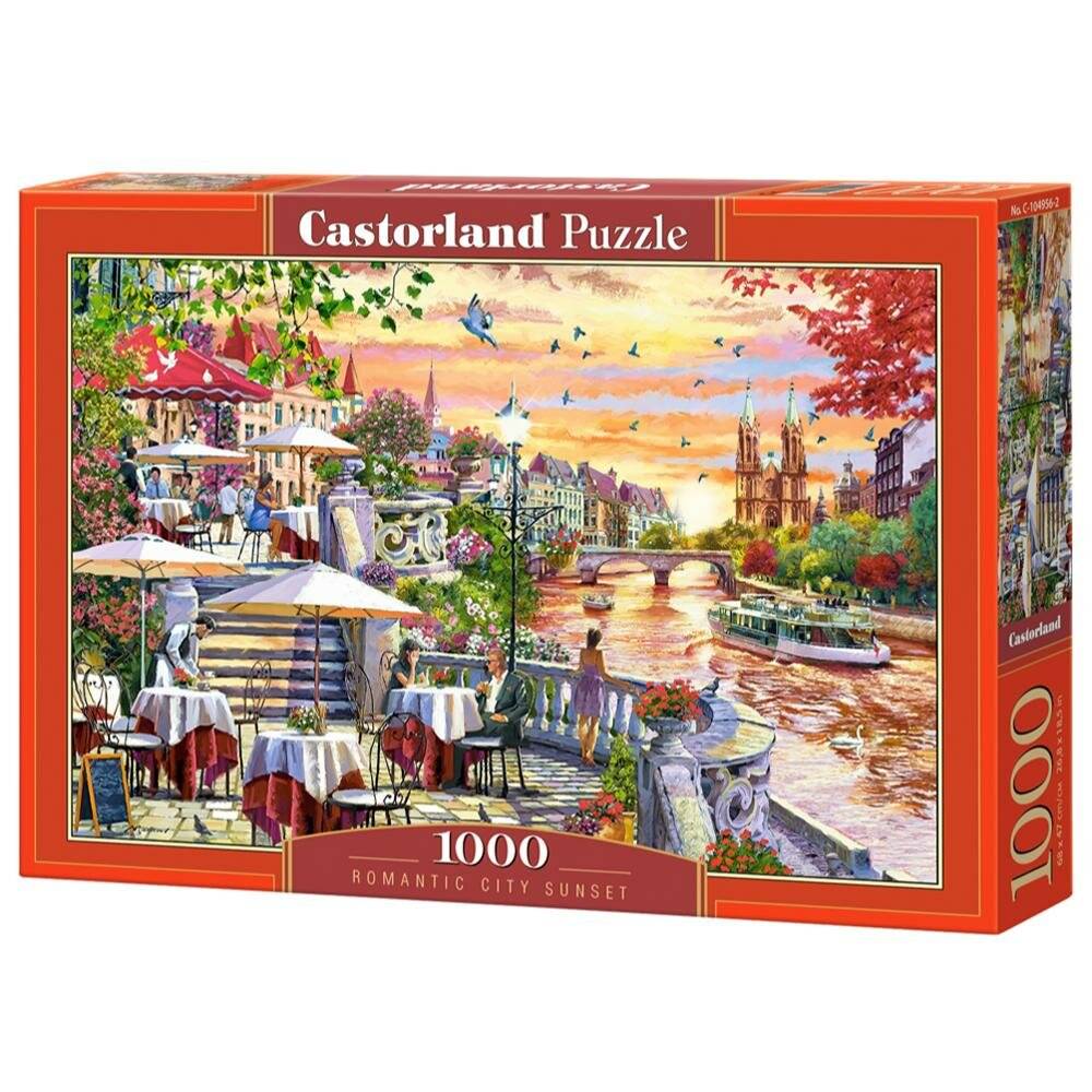 CASTORLAND Puzzle Romantik in der Stadt 1000 Teile