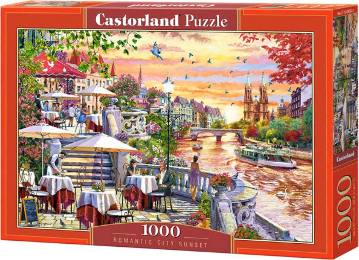 CASTORLAND Puzzle Romantik in der Stadt 1000 Teile