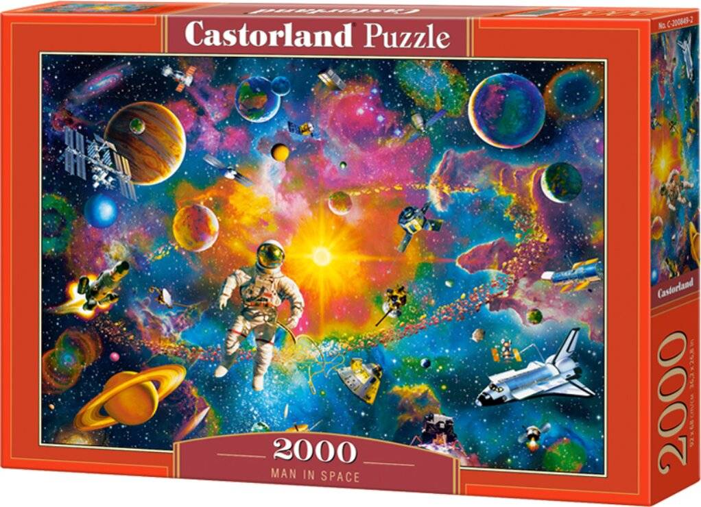 CASTORLAND Puzzle Astronaut im Weltraum 2000 Teile