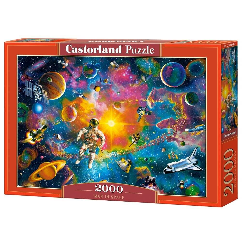 CASTORLAND Puzzle Astronaut im Weltraum 2000 Teile