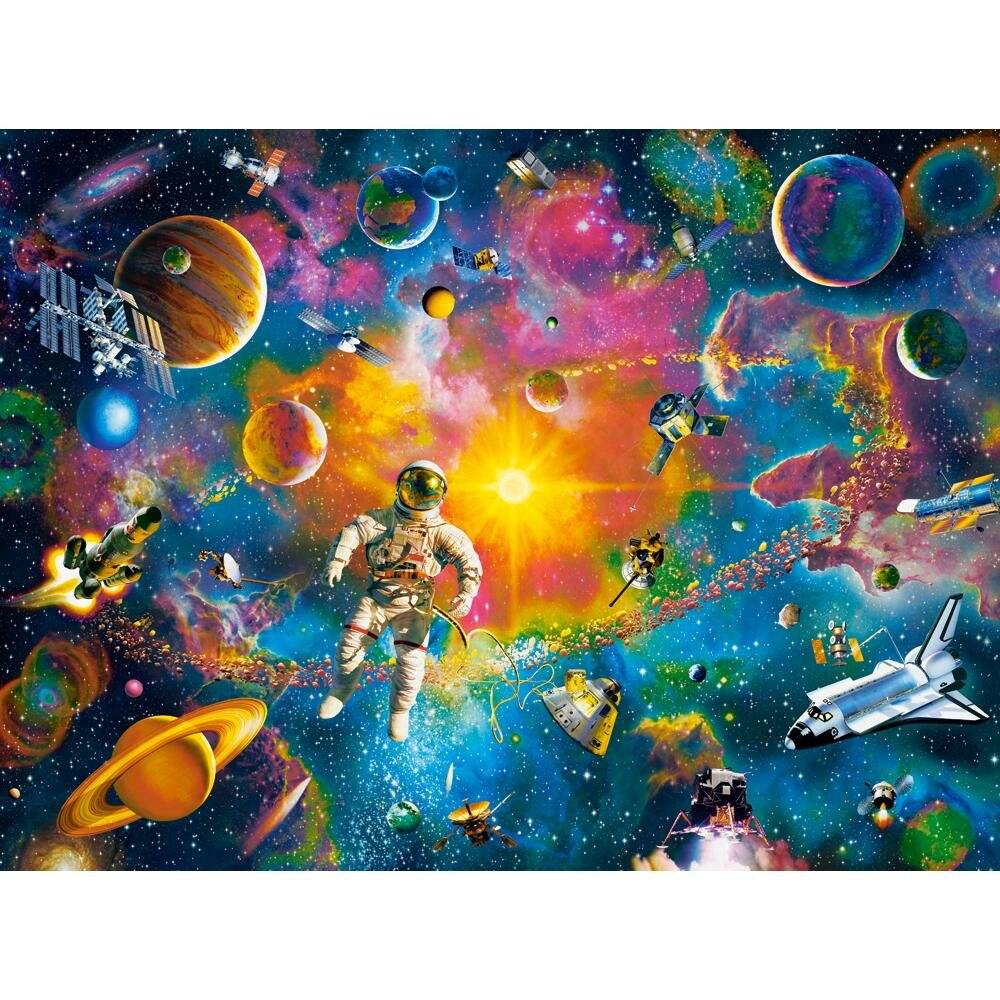 CASTORLAND Puzzle Astronaut im Weltraum 2000 Teile