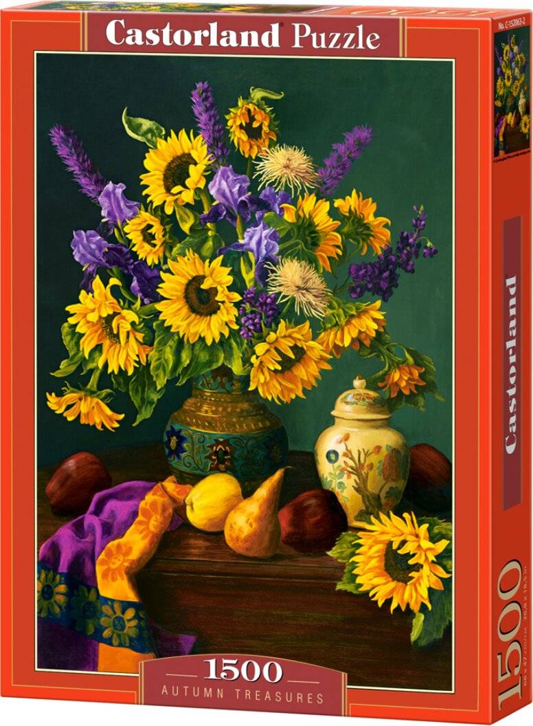 CASTORLAND Herbstschätze Puzzle 1500 Teile
