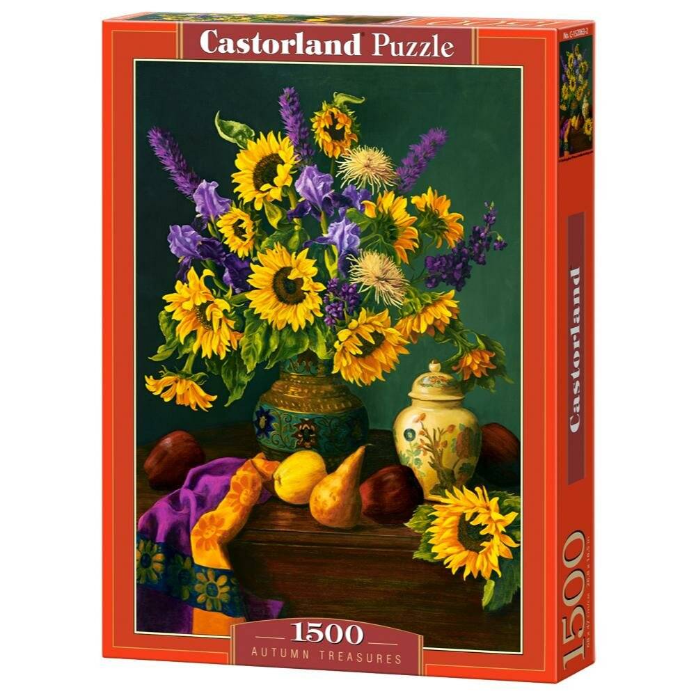 CASTORLAND Herbstschätze Puzzle 1500 Teile
