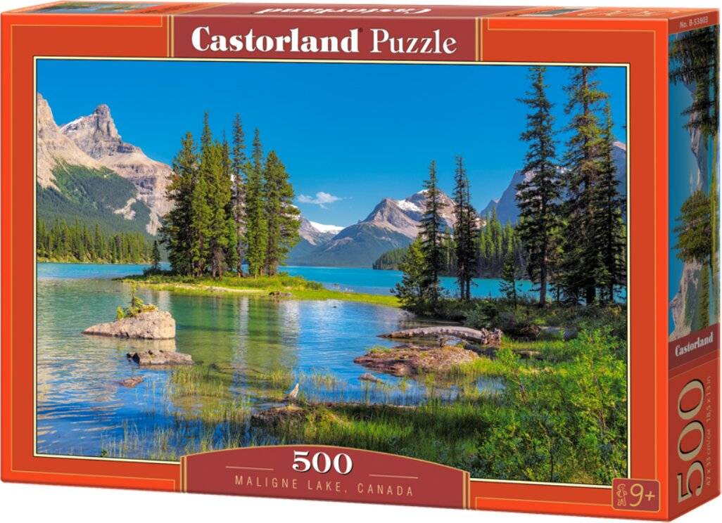 CASTORLAND Puzzle Maligne-See, Kanada 500 Teile