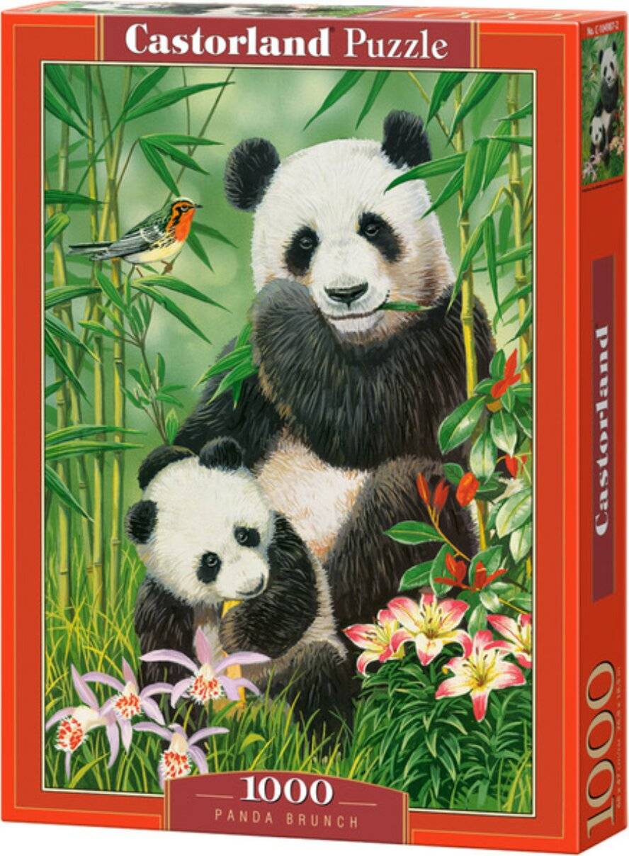 CASTORLAND Panda Brunch Puzzle 1000 Teile