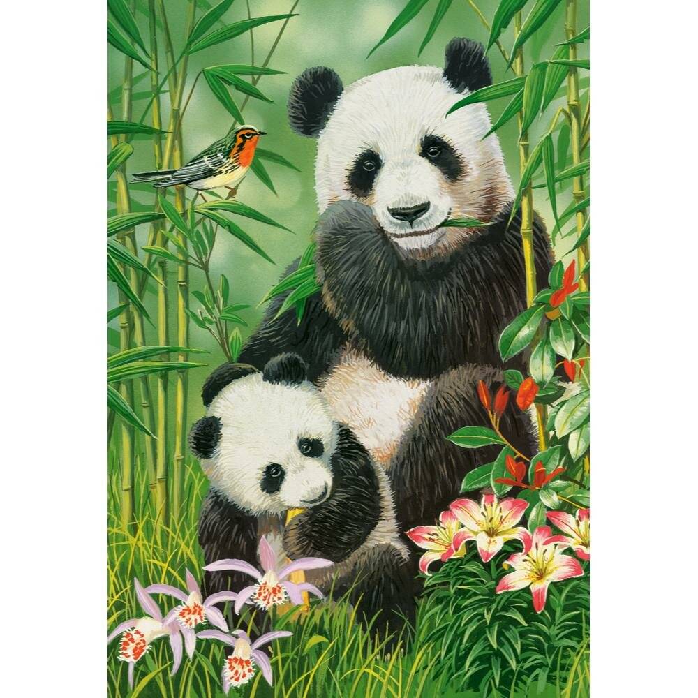 CASTORLAND Panda Brunch Puzzle 1000 Teile