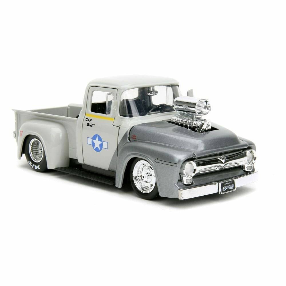 Street Fighter II 1956 Ford Pickup Car Guille Figur 1:24