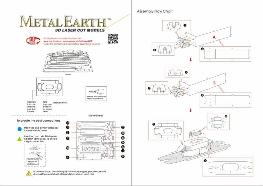 METAL EARTH 3D-Puzzle Ferry