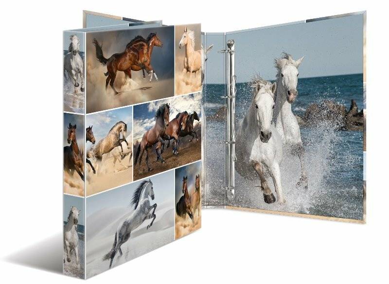 HERMA Ringbuch A4 Pferde 4D
