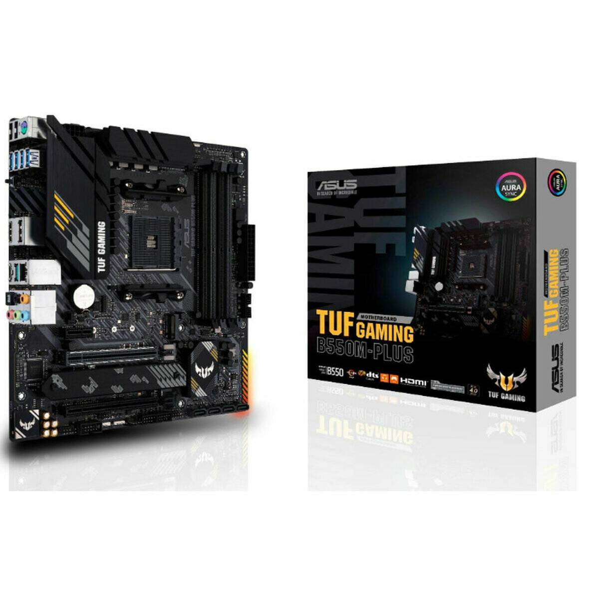 ASUS TUF GAMING B550M-PLUS, Mainboard (schwarz)