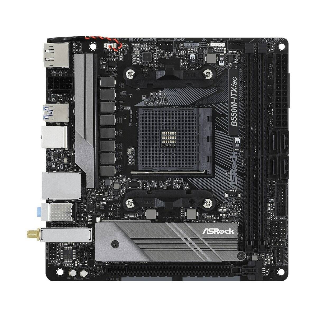MB ASRock B550M-ITX/ac AM4 M-ITX HDMI/DP DDR4 retail
