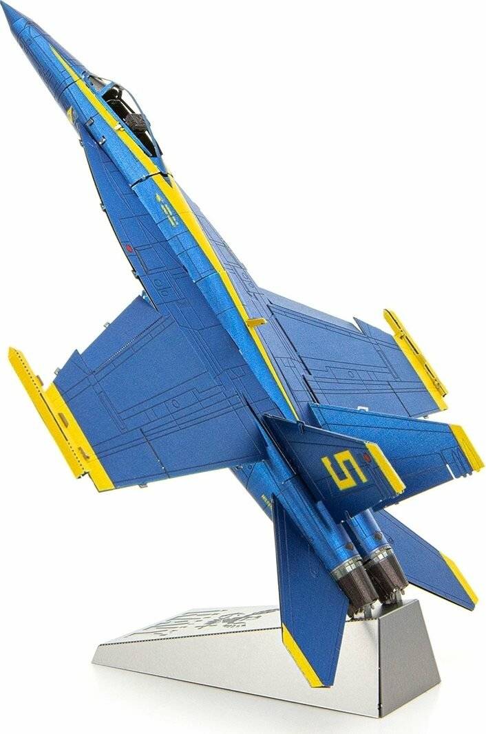 METAL EARTH 3D-Rätsel F,A-18 Super Hornet - Blaue Engel (ICONX)