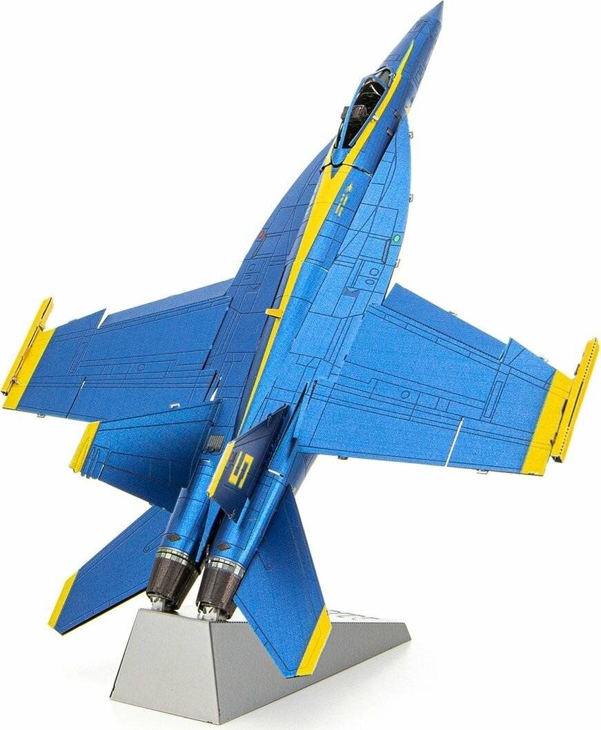 METAL EARTH 3D-Rätsel F,A-18 Super Hornet - Blaue Engel (ICONX)