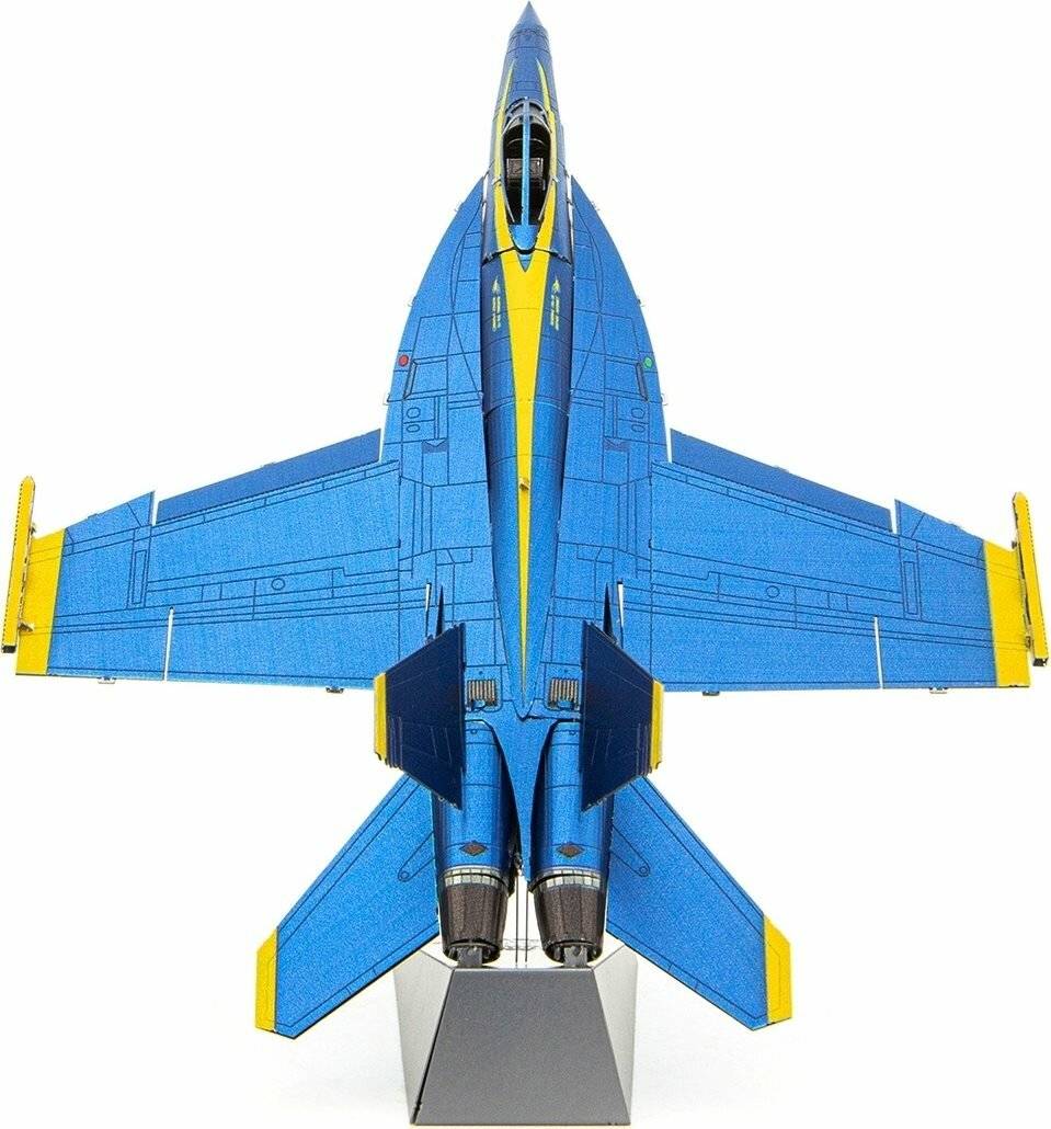 METAL EARTH 3D-Rätsel F,A-18 Super Hornet - Blaue Engel (ICONX)