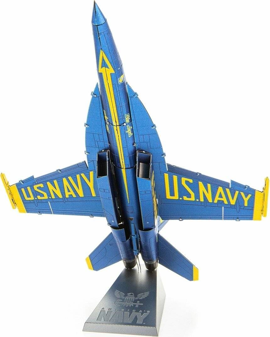 METAL EARTH 3D-Rätsel F,A-18 Super Hornet - Blaue Engel (ICONX)