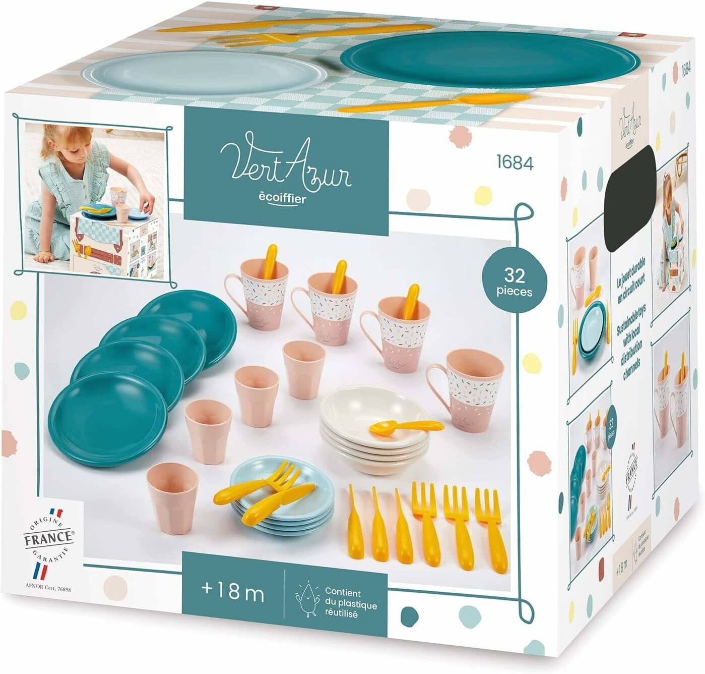 Geschirr-Set Ecoiffier 32 Stücke