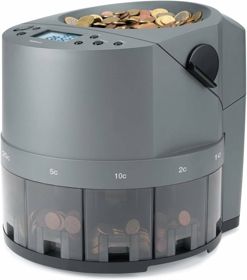 Münzzähler Safescan 1450 Grau Dunkelgrau 50 W