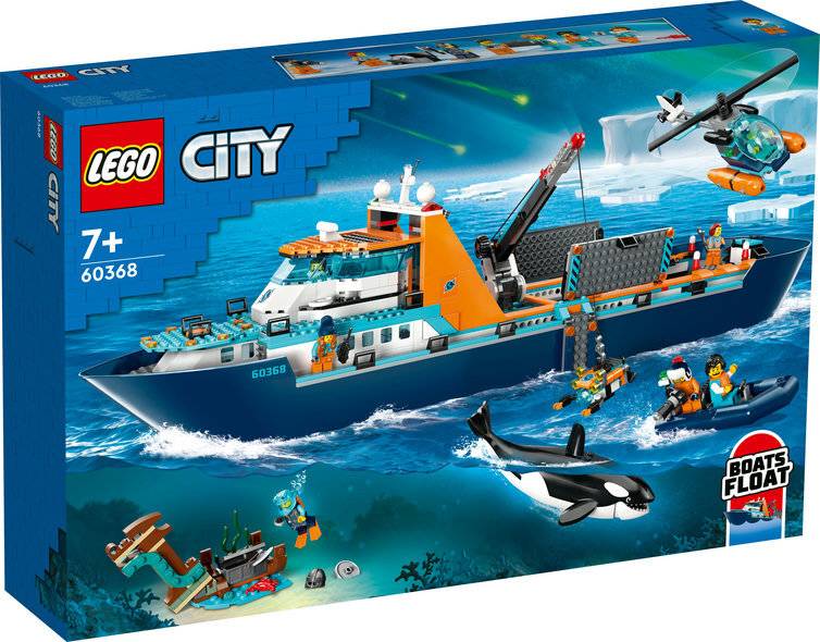 LEGO 60368 City Arktis-Forschungsschiff, Konstruktionsspielzeug