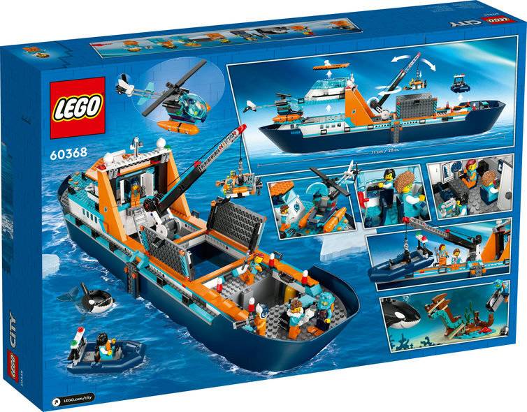 LEGO 60368 City Arktis-Forschungsschiff, Konstruktionsspielzeug