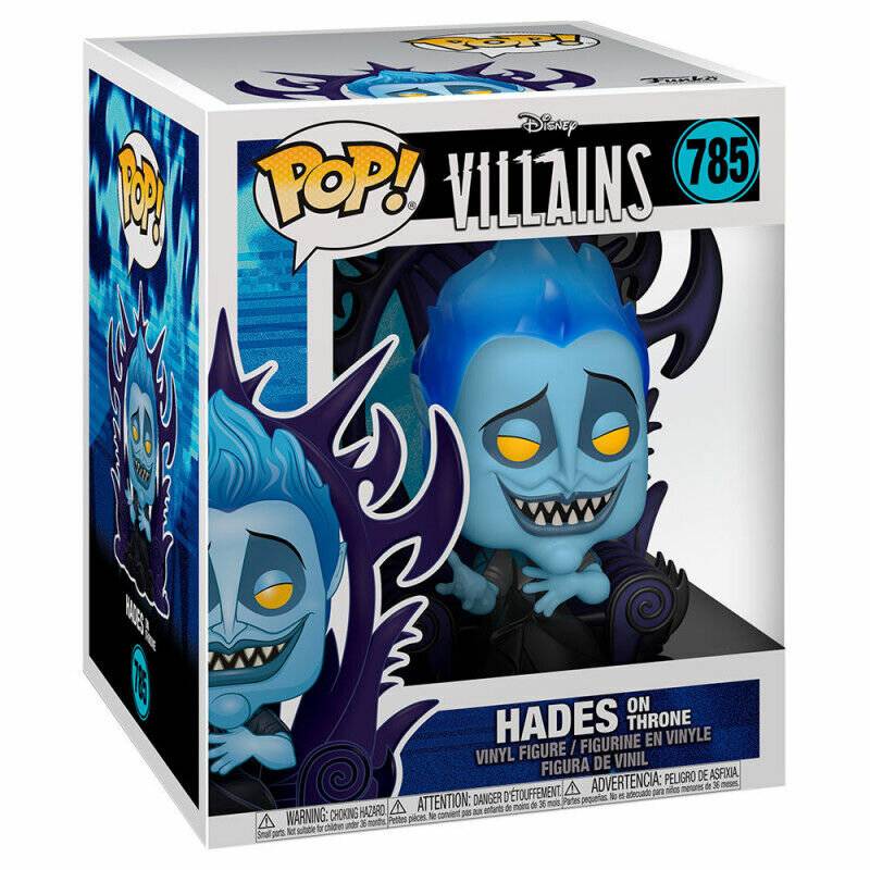Hercules 25th Anniversary POP! Deluxe Movies Vinyl Figur Hades on Throne 9 cm