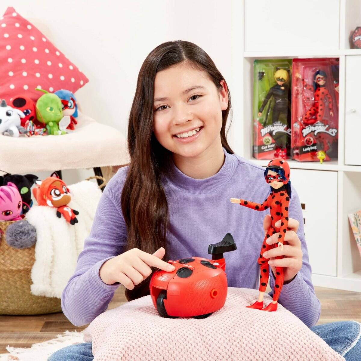 Miraculous Ladybug Scooter mit Puppe