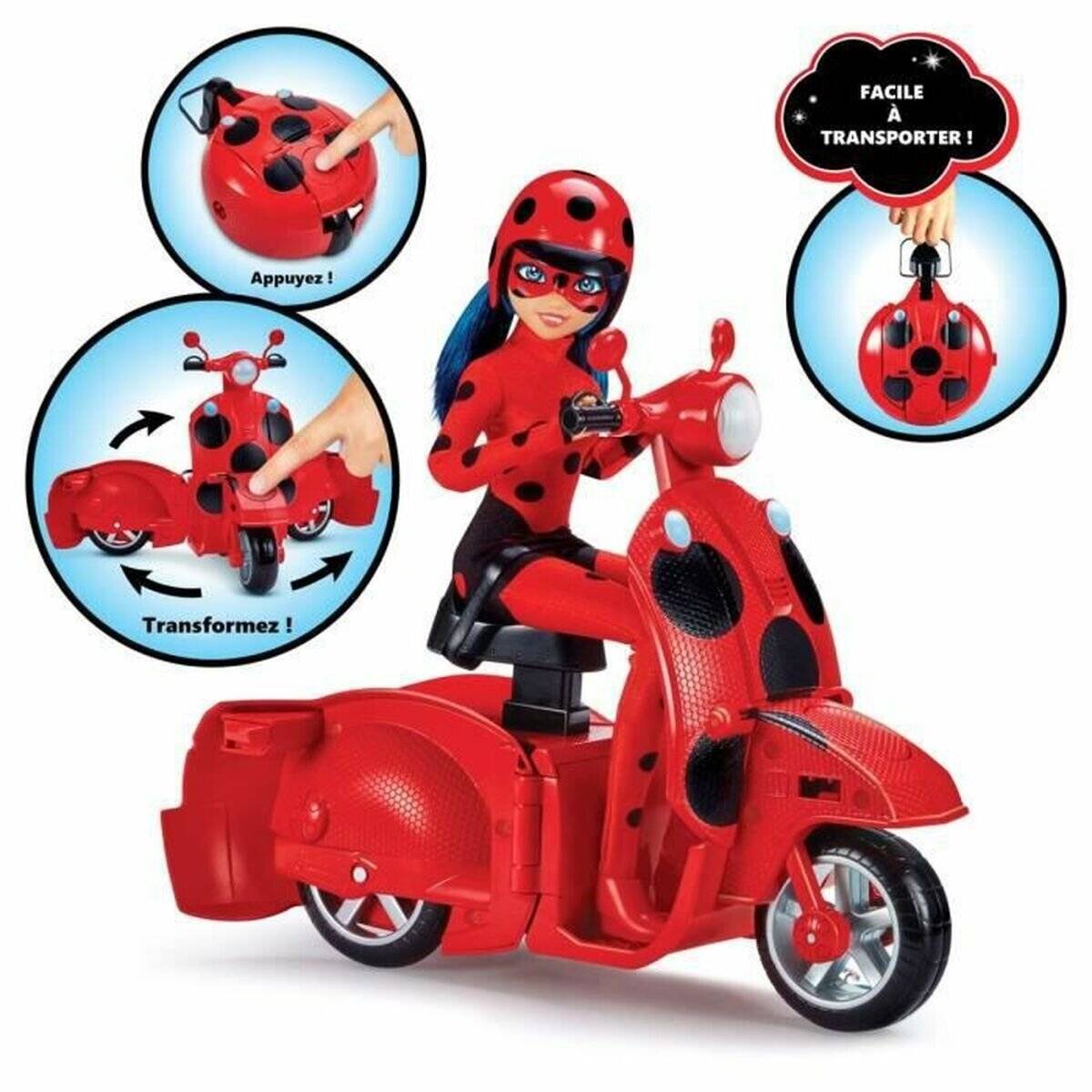 Miraculous Ladybug Scooter mit Puppe