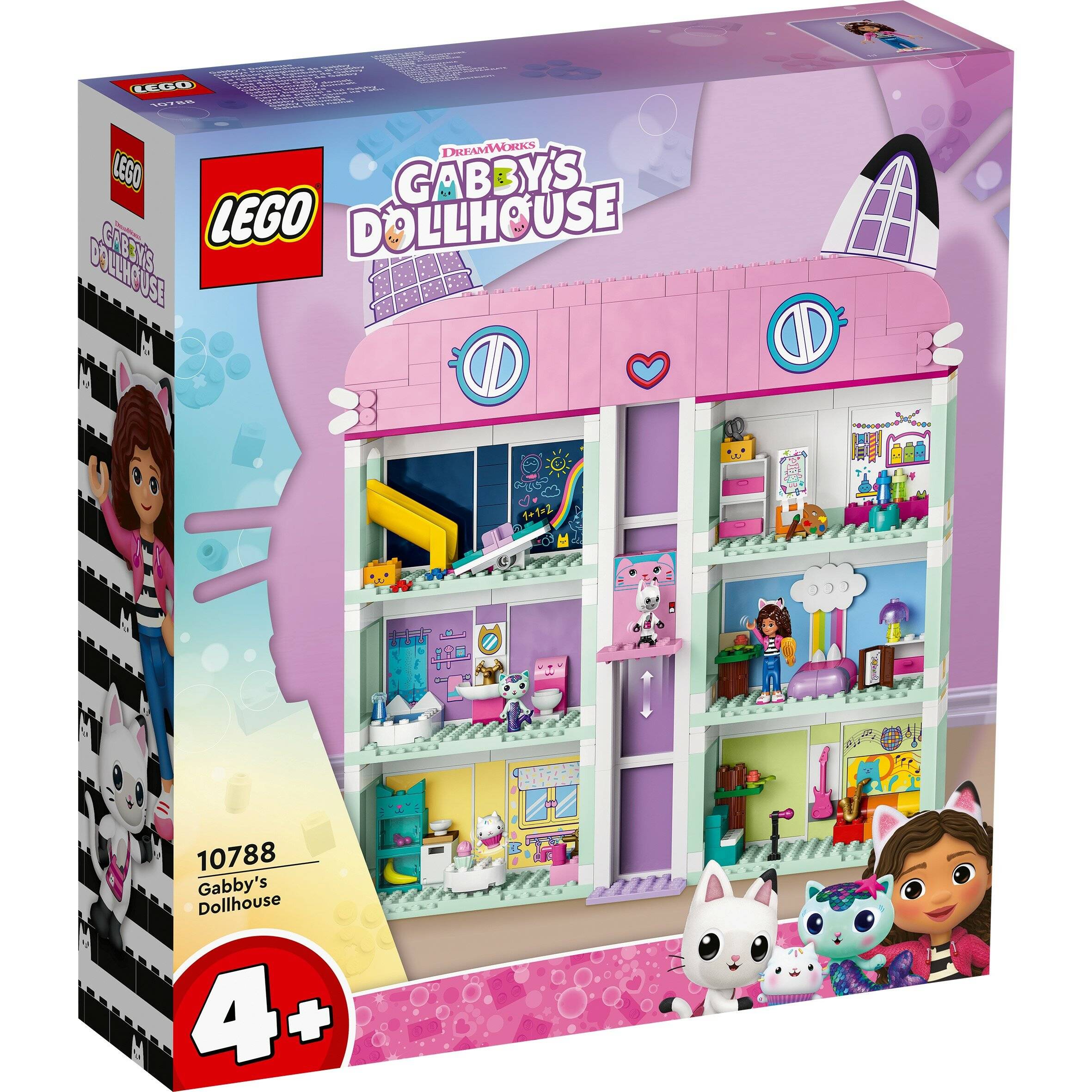 LEGO 10788 Gabby's Dollhouse Gabbys Puppenhaus, Konstruktionsspielzeug