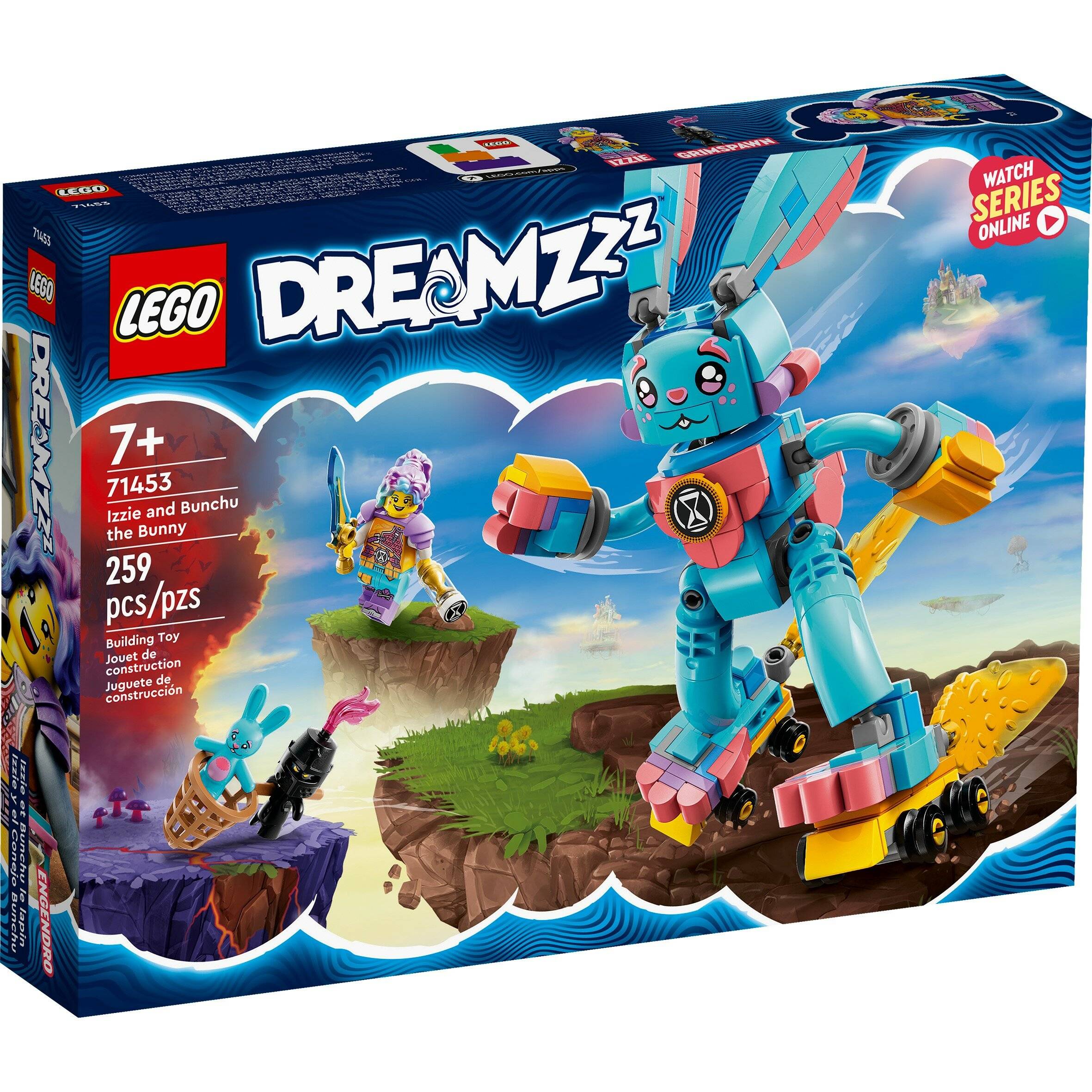 LEGO 71453 DREAMZzz Izzie und ihr Hase Bunchu, Konstruktionsspielzeug